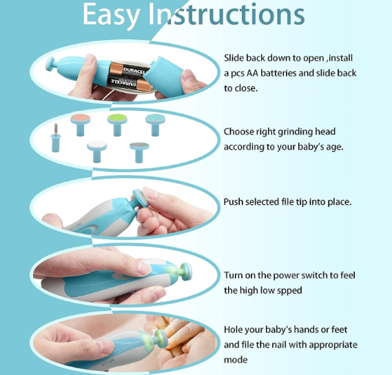 Baby Electric Nail Trimmer
